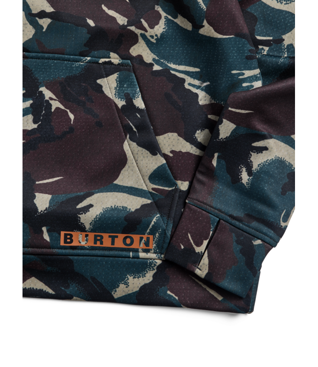 BURTON WOMENS OAK PULLOVER SEERSUCKER CAMO 2027