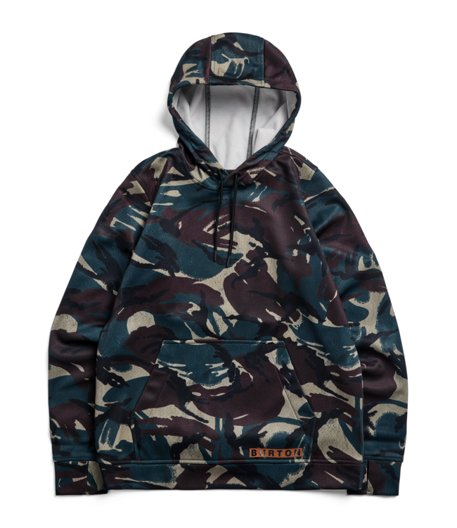BURTON WOMENS OAK PULLOVER SEERSUCKER CAMO 2027