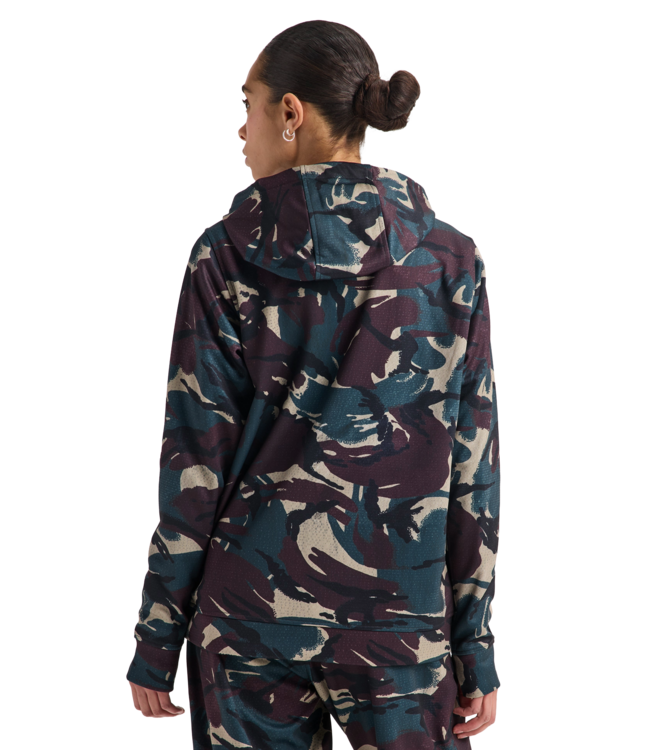 BURTON WOMENS OAK PULLOVER SEERSUCKER CAMO 2027