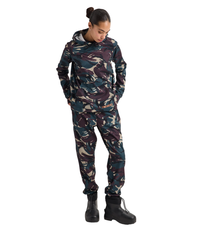 BURTON WOMENS OAK PULLOVER SEERSUCKER CAMO 2027