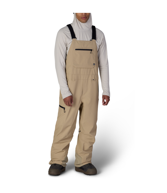 686 MENS LOCKUP SHELL BIB PANTS KHAKI 2027