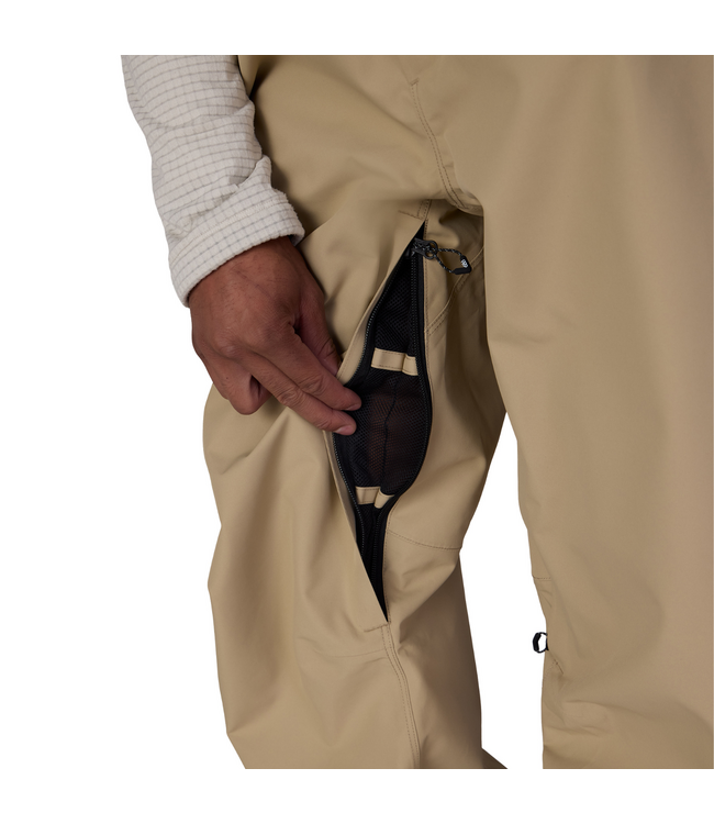 686 MENS LOCKUP SHELL BIB PANTS KHAKI 2027