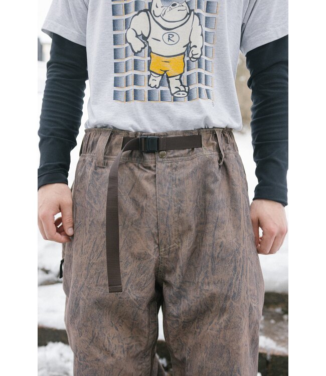 686 MENS DOJO SHELL PANTS BROWN CRINKLE WASH 2027