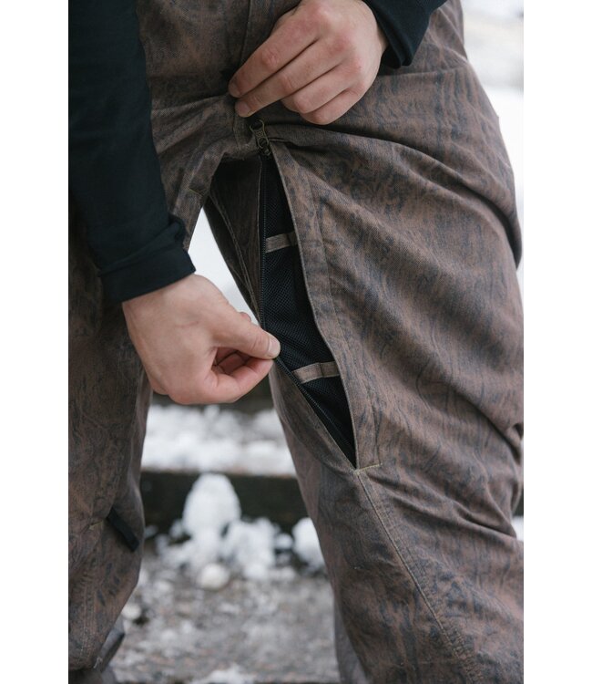 686 MENS DOJO SHELL PANTS BROWN CRINKLE WASH 2027