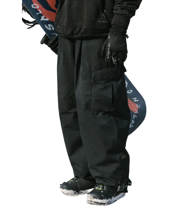 686 MENS ESSOX CARGO PANTS BLACK 2027