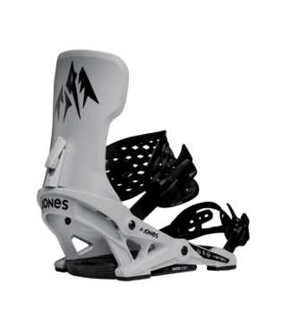 JONES JONES MENS METEORITE SNOWBOARD BINDINGS SMOKE GRAY 2027