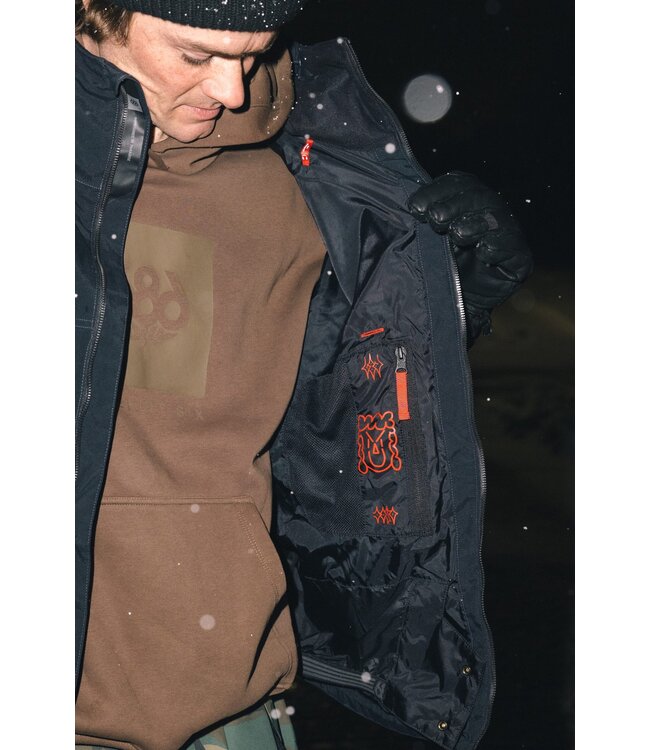686 MENS DOJO SHELL JACKET BLACK 2027