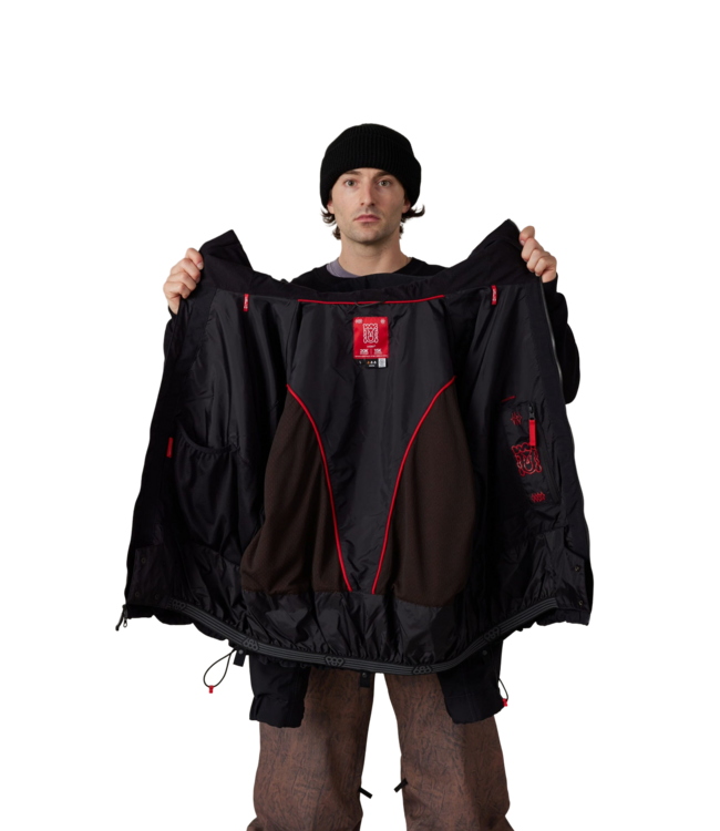 686 MENS DOJO SHELL JACKET BLACK 2027