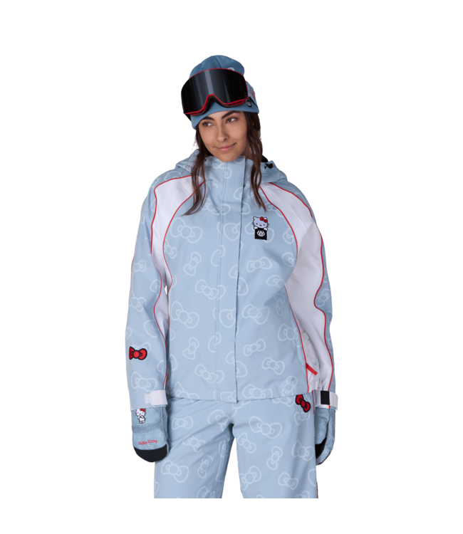 686 WOMENS HELLO KITTY LIL BOW JACKET HK DENIM 2027