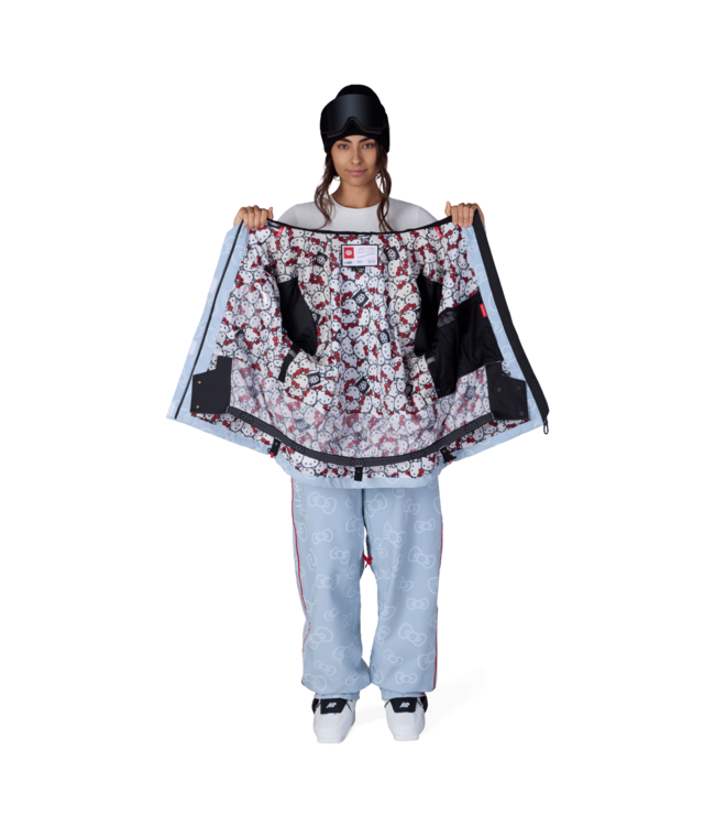686 WOMENS HELLO KITTY LIL BOW JACKET HK DENIM 2027