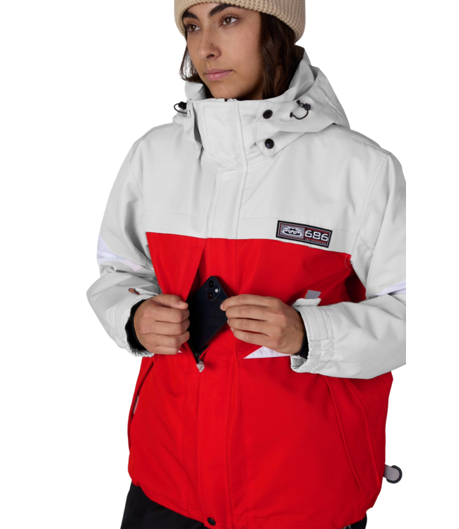 686 WOMENS SEARCH JACKET LIMESTONE COLORBLOCK 2027