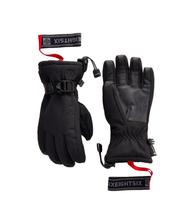 686 WOMENS GORE-TEX LINEAR GLOVES BLACK 2027