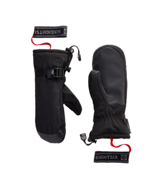 686 686 WOMENS GORE-TEX LINEAR MITTS BLACK 2027