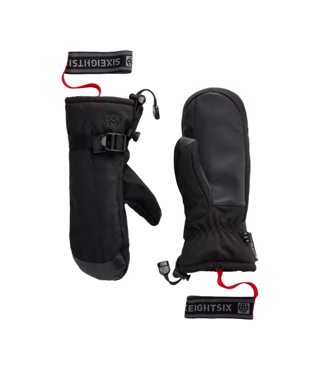 686 WOMENS GORE-TEX LINEAR MITTS BLACK 2027