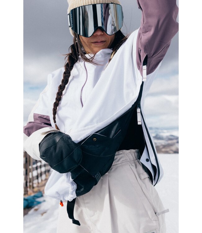 686 WOMENS OUTLINE SHELL ANORAK WHITE COLOURBLOCK 2027