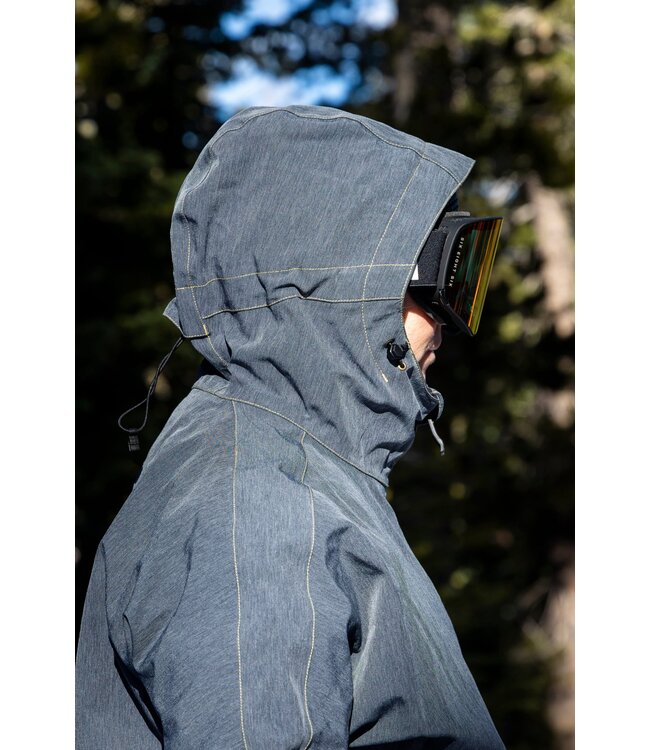 686 WOMENS OUTLINE SHELL ANORAK NAVY DENIM 2027