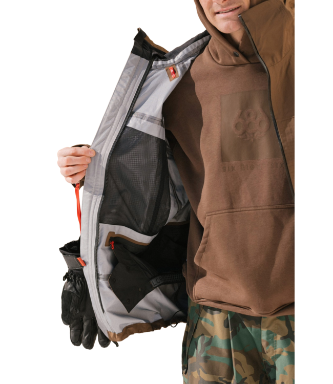 686 MENS SMARTY 3-IN-1 RODEO 3L JACKET DARK EARTH 2027