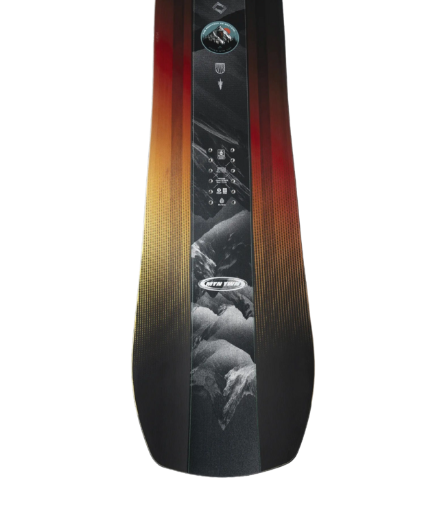JONES MENS MOUNTAIN TWIN SNOWBOARD BLACK 2027