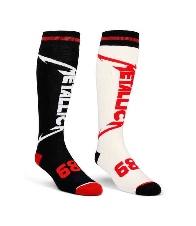 686 MENS METALLICA SNOW SOCKS - 2 PACK ASSORTED 2027