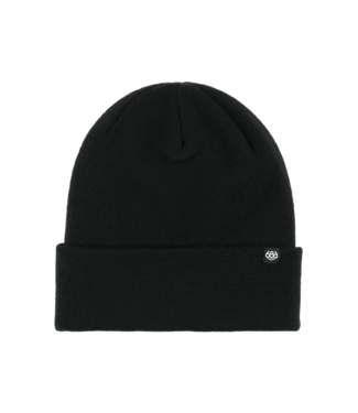 686 686 MENS STANDARD ROLL UP BEANIE BLACK 2027
