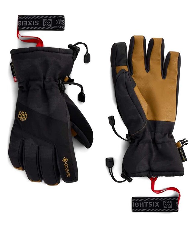 686 MENS GORE-TEX LINEAR GLOVES BLACK CAMO 2027