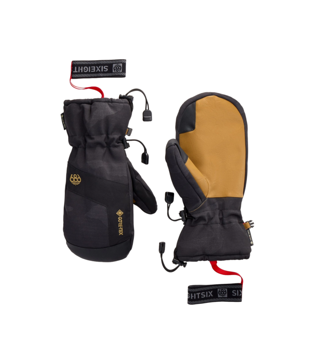 686 MENS GORE-TEX LINEAR MITTS BLACK CAMO 2027