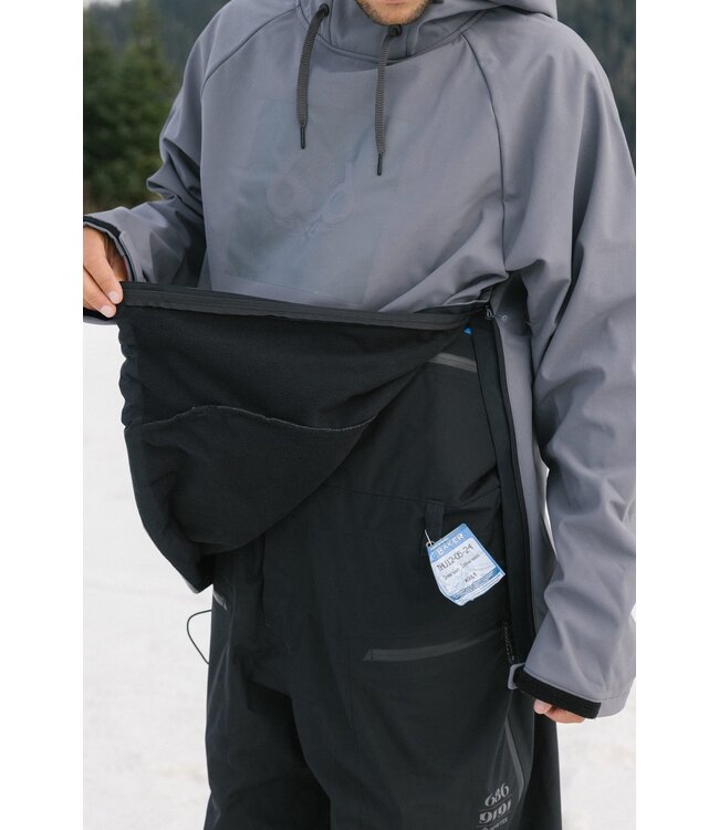 686 MENS WATERPROOF HOODIE RHINO GREY 2027