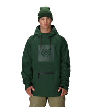 686 686 MENS WATERPROOF HOODIE MOSS GREEN 2027