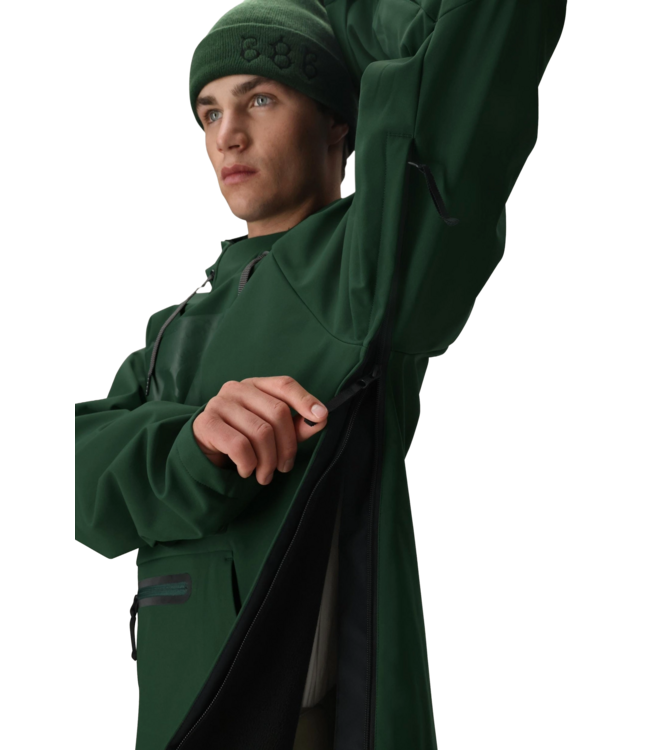 686 MENS WATERPROOF HOODIE MOSS GREEN 2027