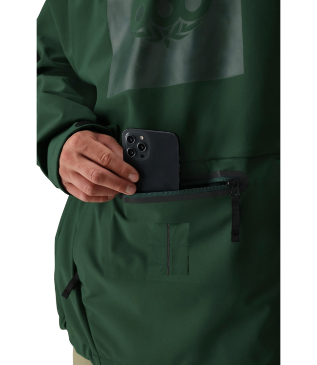 686 MENS WATERPROOF HOODIE MOSS GREEN 2027