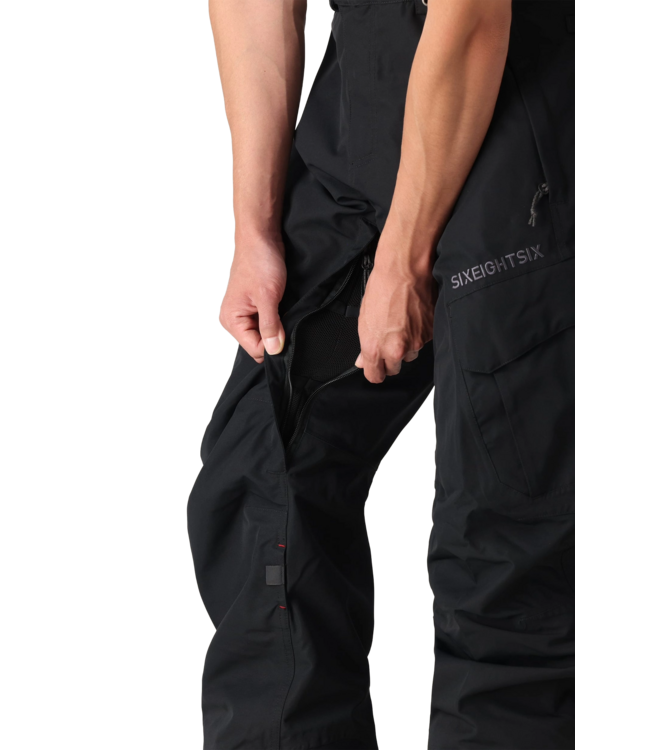 686 MENS SMARTY 3-IN-1 CARGO PANTS BLACK 2027