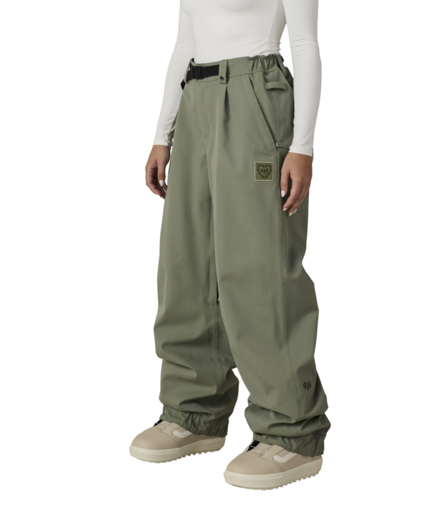 686 WOMENS OUTLINE SHELL PANTS FATIGUE GREEN 2027