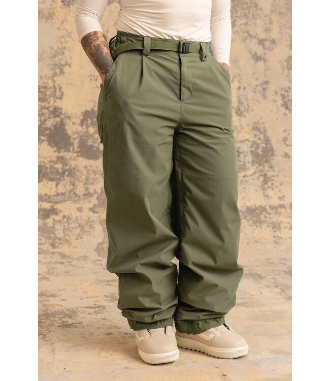 686 WOMENS OUTLINE SHELL PANTS FATIGUE GREEN 2027