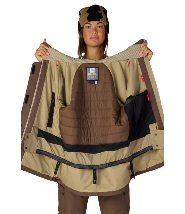 686 WOMENS WHISPER INSULATED JACKET DARK EARTH 2027
