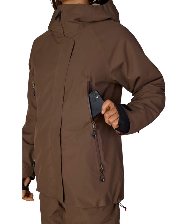 686 WOMENS WHISPER INSULATED JACKET DARK EARTH 2027