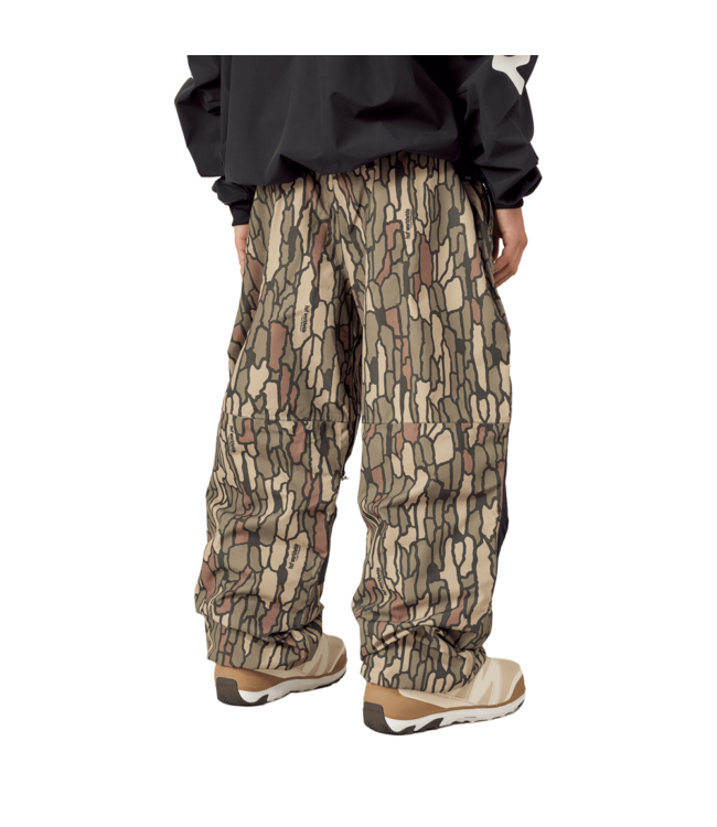 686 x HUF MENS 2.5L GHOST SNOW PANTS BARK PRINT 2025