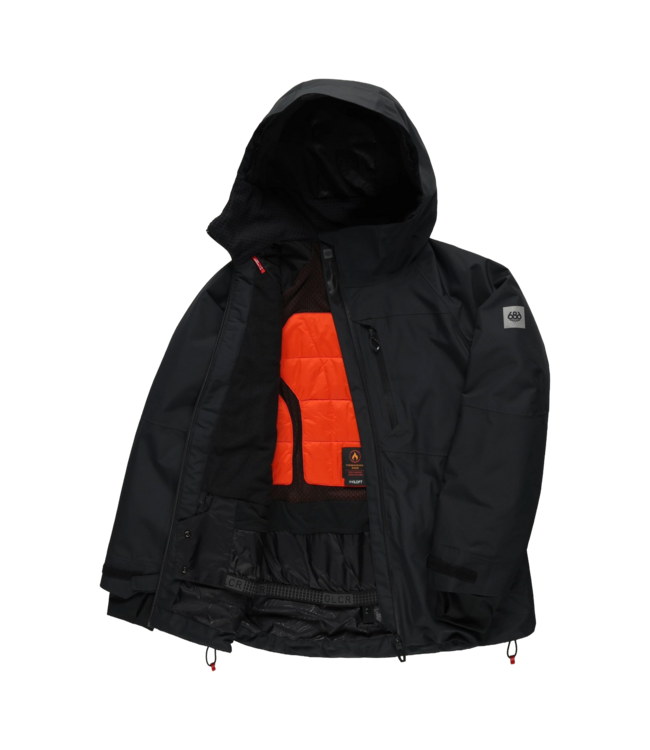 686 WOMENS HYDRA THERMAGRAPH JACKET BLACK 2027