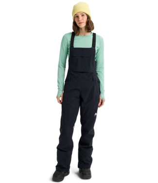BURTON BURTON WOMENS RESERVE 2L STRETCH BIB PANTS TRUE BLACK TALL 2027