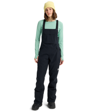 BURTON BURTON WOMENS RESERVE 2L STRETCH BIB PANTS TRUE BLACK 2027