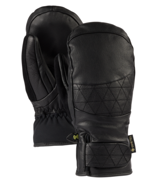 BURTON BURTON WOMENS GONDY GORE-TEX LEATHER MITTS TRUE BLACK 2027