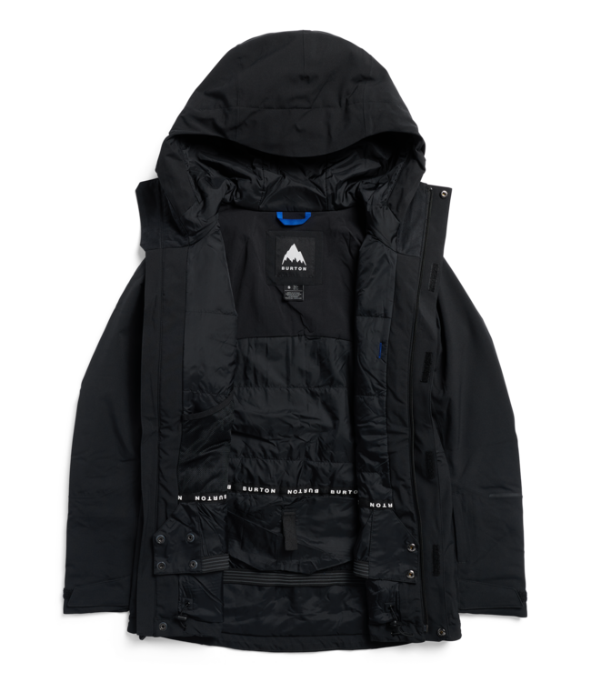 BURTON WOMENS RESERVE 2L INSULATED STRETCH SLIM JACKET TRUE BLACK 2027