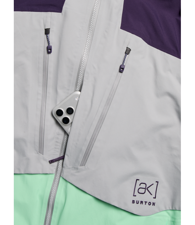 BURTON MENS AK GORE-TEX SWASH INSULATED NIGHTSHADE PURPLE APPARITION GRAY 2027