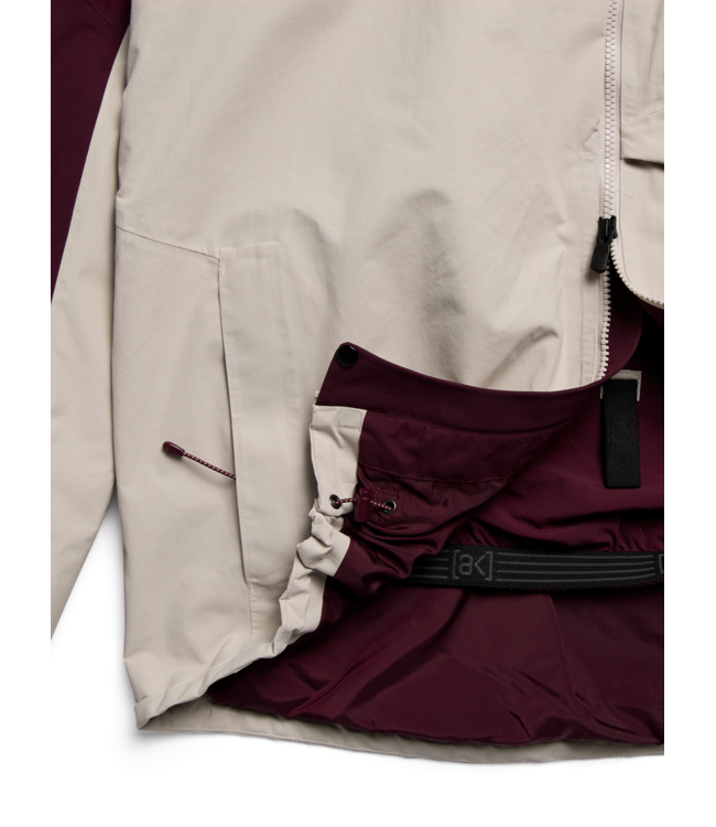 BURTON MENS AK GORE-TEX CYCLIC JACKET RUM RAISIN CHINCHILLA GREY 2027