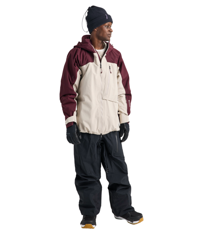 BURTON MENS AK GORE-TEX CYCLIC JACKET RUM RAISIN CHINCHILLA GREY 2027