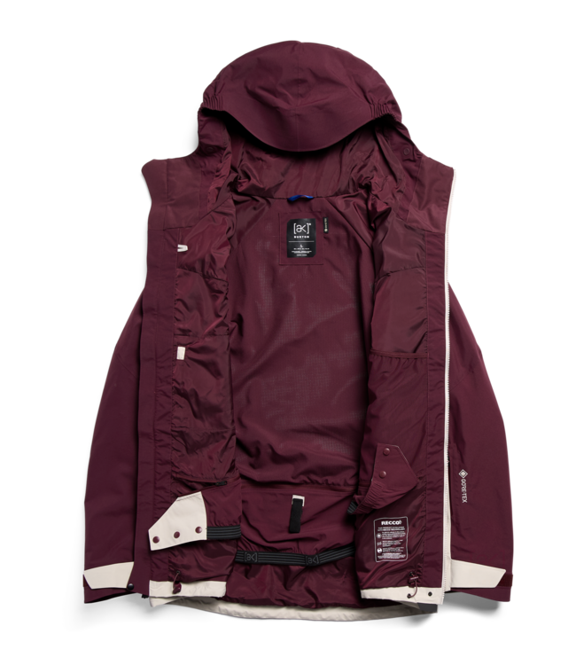 BURTON MENS AK GORE-TEX CYCLIC JACKET RUM RAISIN CHINCHILLA GREY 2027