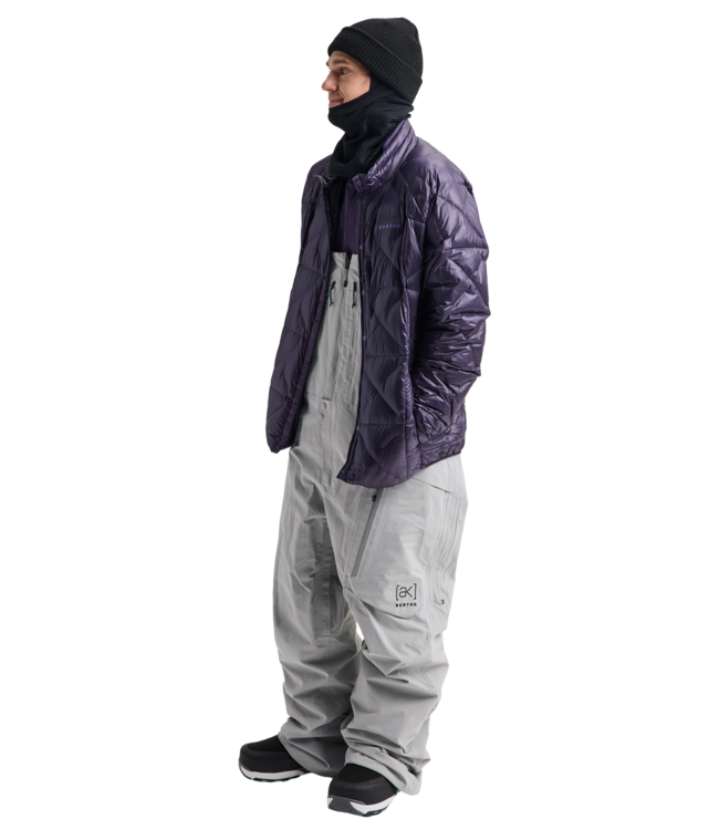 BURTON MENS AK GORE-TEX CYCLIC BIB PANTS APPARITION GRAY 2027