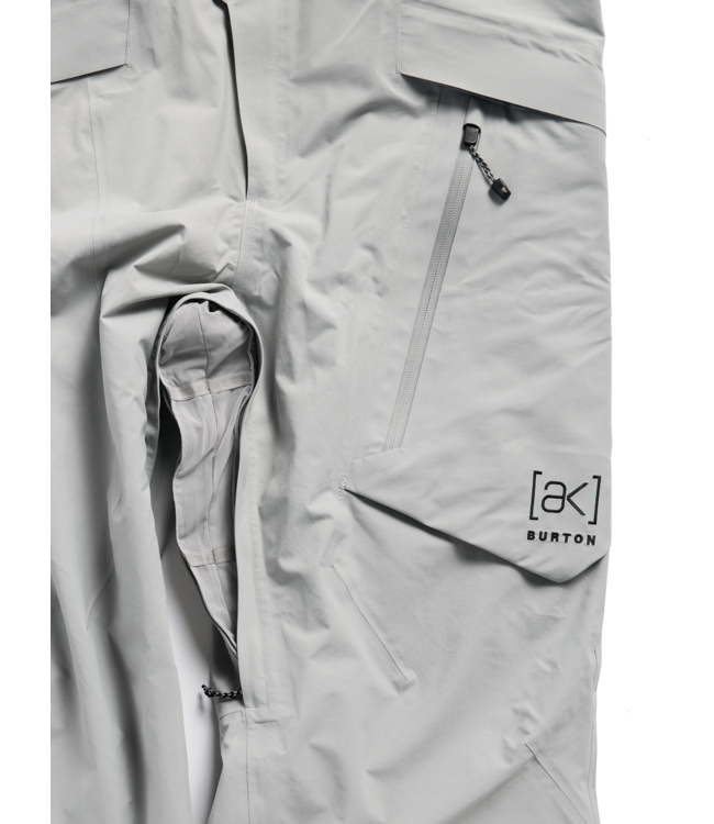 BURTON MENS AK GORE-TEX CYCLIC BIB PANTS APPARITION GRAY 2027