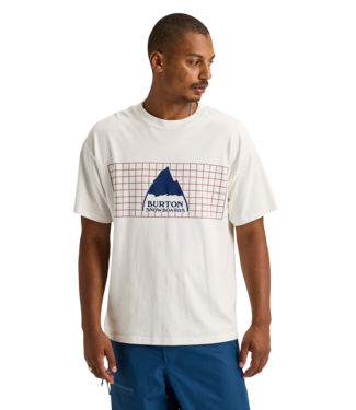 BURTON BURTON MENS 50/50 80'S SHORT SLEEVE TEE STOUT WHITE