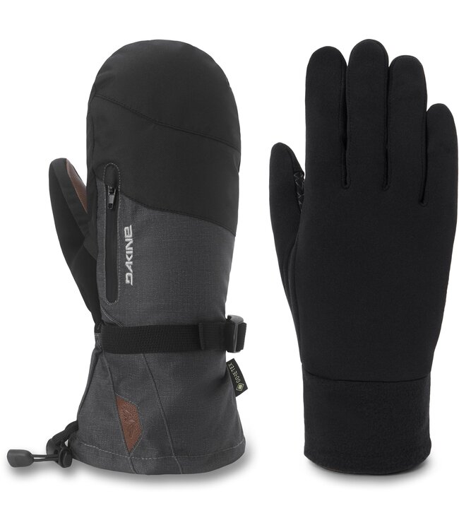 DAKINE MENS TITAN 2.0 LEATHER MITTS CARBON HEATHER 2027