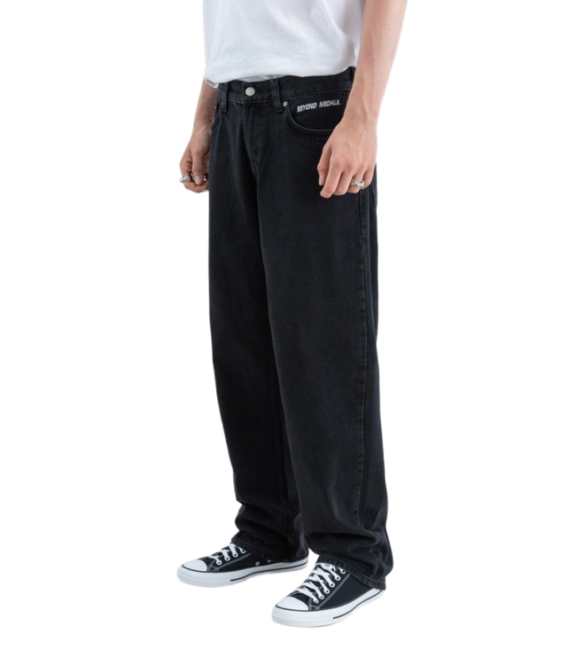 BEYOND MEDALS MENS LOOSE JEANS JEAN BLACK